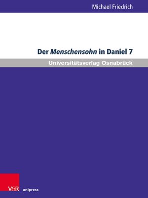 cover image of Der Menschensohn in Daniel 7